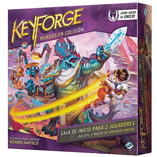 Fantasy Flight Games- Keyforge - Mundos en Colisión Caja de Inicio para 2 Jugadores, Color (KF07ES) Fantasy Flight Games- Keyforge - Mundos en Colisión Caja de Inicio para 2 Jugadores, Color (KF07ES)