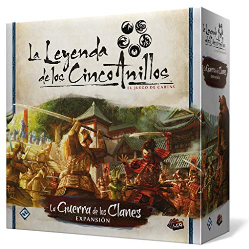 Fantasy Flight Games-La Leyenda de los Cinco Anillos LCG-La Guerra de los Clanes, Color (L5C28ES) Fantasy Flight Games-La Leyenda de los Cinco Anillos LCG-La Guerra de los Clanes, Color (L5C28ES)