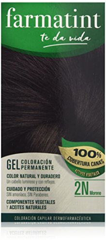 Farmatint 2N Moreno. Tinte permanente. Cabello natural y color duradero. Sin amoníaco ni parabenes ni parafinas ni siliconas. Farmatint 2N Moreno. Tinte permanente. Cabello natural y color duradero. Sin amoníaco ni parabenes ni parafinas ni siliconas.