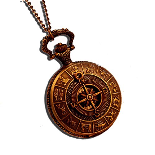 fenkoo Antigua Roma patrón brújula analógico de Cuarzo Vintage diseño de Mapa Antiguo Relojes de Bolsillo Reloj para Hombre 78 cm Cadena Steampunk fenkoo Antigua Roma patrón brújula analógico de Cuarzo Vintage diseño de Mapa Antiguo Relojes de Bolsillo Reloj para Hombre 78 cm Cadena Steampunk