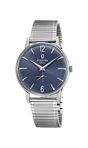 Festina Reloj Análogo clásico para Hombre de Cuarzo con Correa en Acero Inoxidable F20250/3