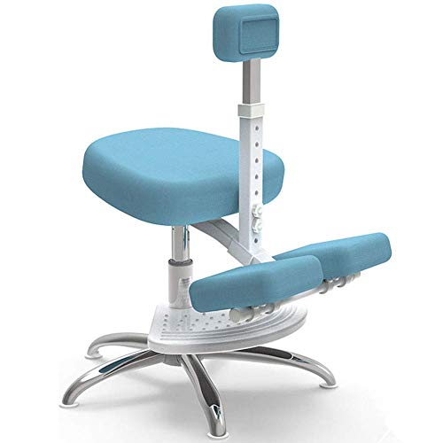 FHKBB Silla ergonómica de Rodillas Ajustable para niños, Taburete para niños para Estudio de niños y niñas, Silla de Postura de Rodillas Ajustable para Escritorio de Estudio con protecto FHKBB Silla ergonómica de Rodillas Ajustable para niños, Taburete para niños para Estudio de niños y niñas, Silla de Postura de Rodillas Ajustable para Escritorio de Estudio con protecto