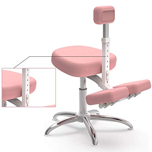 FHKBB Silla para arrodillarse de Altura Ajustable, Silla para niños ergonómica para Estudio, Taburete de Postura ortopédica con 0-30 & deg; Cojín inclinable, Ideal para aliviar el Cuello FHKBB Silla para arrodillarse de Altura Ajustable, Silla para niños ergonómica para Estudio, Taburete de Postura ortopédica con 0-30 & deg; Cojín inclinable, Ideal para aliviar el Cuello