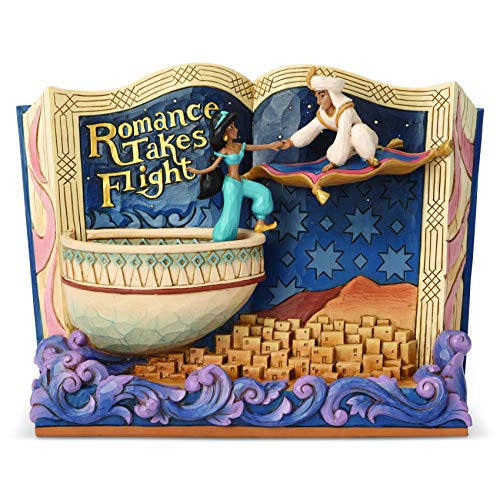 Figura de Aladín y Jazmin, Disney Traditions, Resina, Multicolor, Enesco Figura de Aladín y Jazmin, Disney Traditions, Resina, Multicolor, Enesco