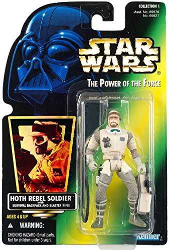 Figura Star Wars Hoth Rebel Soldier with Backpack and Blaster Rifle