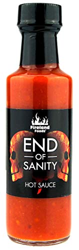 FIRELAND FOODS End of Sanity (Carolina Reaper) Hot-Sauce 200.000 SCU, 100ml FIRELAND FOODS End of Sanity (Carolina Reaper) Hot-Sauce 200.000 SCU, 100ml