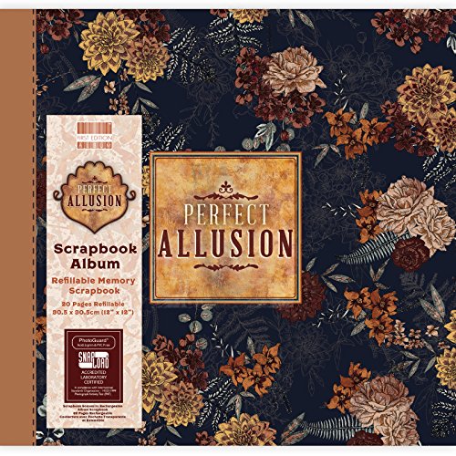 First Edition FEALB066 Perfect Allusion recortes (30,5 x 30,5 x 30,5 cm), papel, (20 páginas, Snapload Photoguard, memoria recargable, ácido, lignina y PVC gratis), 12x12 Floral Scrapbook Album