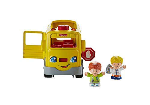 Fisher-Price Little People Autobús siéntate conmigo, juguetes bebés 1 año (Mattel FKX01)
