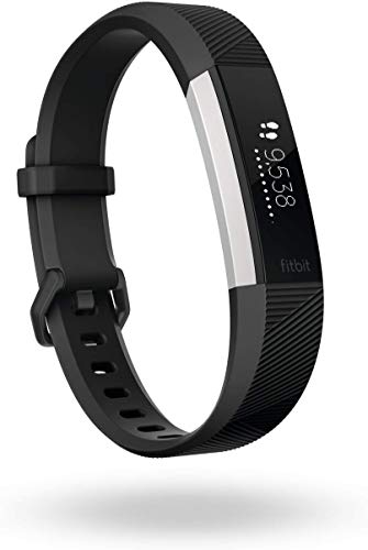 Fitbit Alta HR Pulsera de Ritmo cardiaco y Fitness, Unisex Adulto, Negro, L