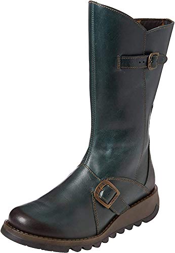 Fly London Mes 2, Botas Chukka para Mujer, Verde(Petrol 017), 39 EU Fly London Mes 2, Botas Chukka para Mujer, Verde(Petrol 017), 39 EU