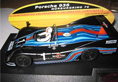 Fly SCALEXTRIC 936 Martini Negro con COMPONENTES CALIBRADOS DE Spirit