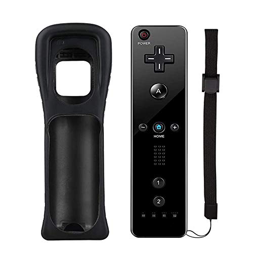 FONCBIEN Mandos a Distancia para Wii , Mando a Distancia De Repuesto con Funda De Silicona y Correa para La Muñeca para Nintendo Wii y Wii U