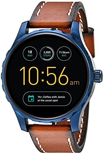 Fossil Reloj Analógico para Hombre de Digital con Correa en Cuero FTW2106