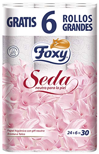 Foxy Seda Papel Higiénico - 30 Unidades Foxy Seda Papel Higiénico - 30 Unidades