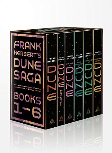 Frank Herbert's Dune Saga Set: Dune, Dune Messiah, Children of Dune, God Emperor of Dune, Heretics of Dune, and Chapterhouse: Dune