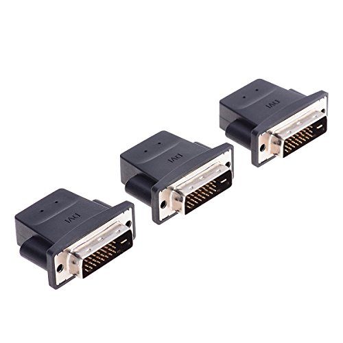FREEGENE VGA DVI HDMI DisplayPort Mini DP conector virtual pantalla emulador fantasma sin cabeza Virtual Pantalla RGB Monitor de hasta 4K, 3 unidades
