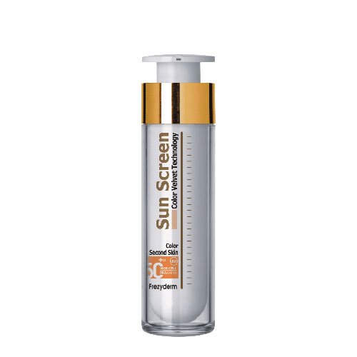 FrezyDerm Sun Screen Velvet Crema Orotectora Solar Facial SPF 50+ con color Textura Aterciopelada, Nude FrezyDerm Sun Screen Velvet Crema Orotectora Solar Facial SPF 50+ con color Textura Aterciopelada, Nude