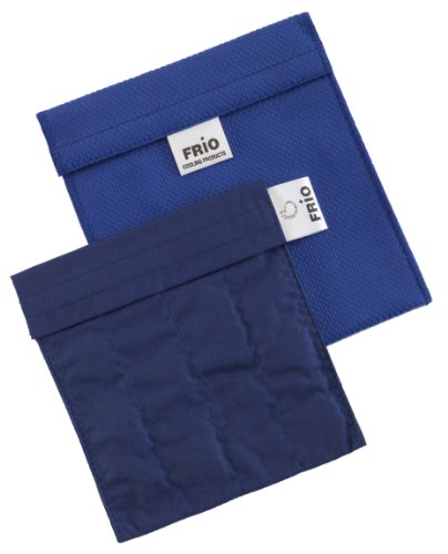 Frio - Bolsa isotérmica para mantener insulina, color azul, 14 x 15 cm Frio - Bolsa isotérmica para mantener insulina, color azul, 14 x 15 cm