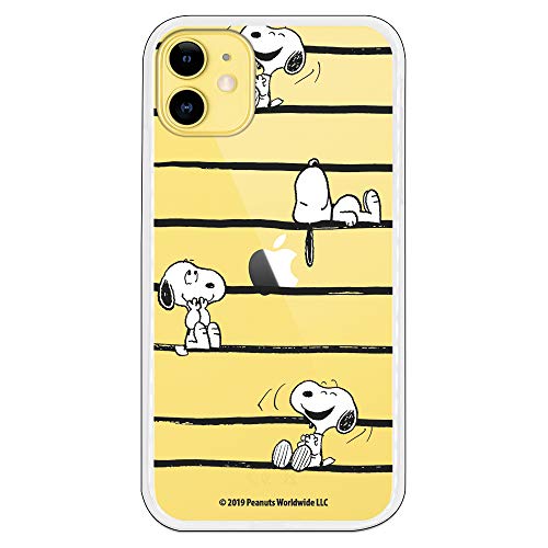 Funda para iPhone 11 Oficial de Snoopy Snoopy Rayas para Proteger tu móvil. Carcasa para Apple de Silicona Flexible con Licencia Oficial de Peanuts. Funda para iPhone 11 Oficial de Snoopy Snoopy Rayas para Proteger tu móvil. Carcasa para Apple de Silicona Flexible con Licencia Oficial de Peanuts.