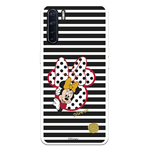 Funda para OPPO A91 Oficial de Clásicos Disney Minnie I Love Shoes para Proteger tu móvil. Carcasa para OPPO de Silicona Flexible con Licencia Oficial de Disney.