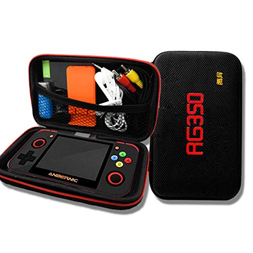 Funda para RG350 Retro Game Console Protection Bag Profesional Custom Game Machine Maletín de almacenamiento Grid Impermeable, antigoteo, resistente al polvo, Anti-Lost RG350 RG300