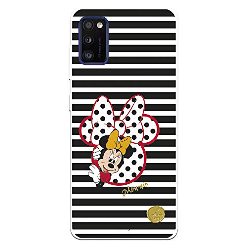 Funda para Samsung Galaxy A41 Oficial de Clásicos Disney Minnie I Love Shoes para Proteger tu móvil. Carcasa para Samsung de Silicona Flexible con Licencia Oficial de Disney.