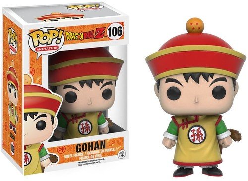 Funko Dragonball Z Gohan Figura de Vinilo, Multicolor, Estándar (7424)