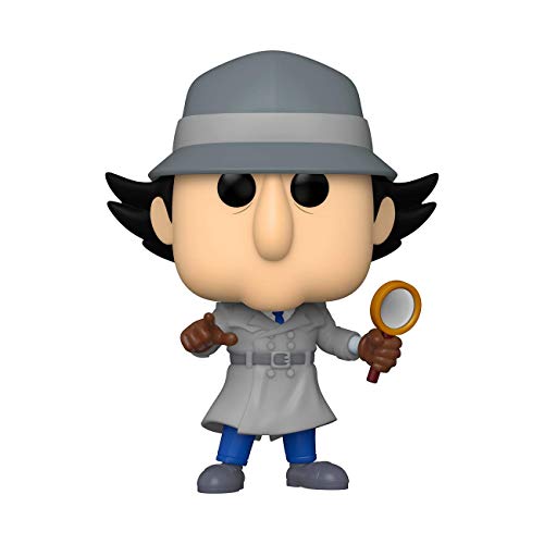 Funko- Pop Animation Inspector Gadget w/Chase (Styles May Vary) Figura Coleccionable, Multicolor (49268)