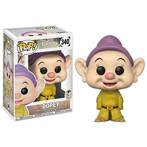 Funko Pop!- Disney: Snow White-Dopey Figura de Vinilo, (21718), Modelos surtidos