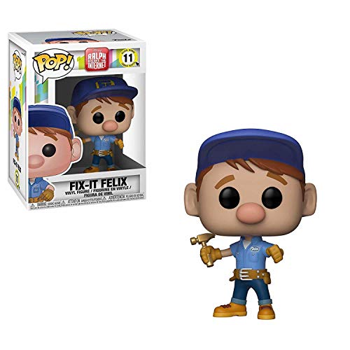 Funko Pop!: Figura Disney Wreck-It Ralph 2: Pop 6 Fix-It Felix, Multicolor, Talla Única