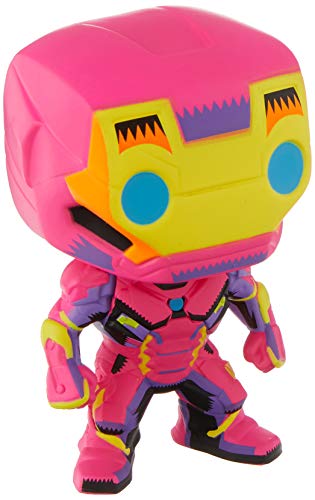 Funko- Pop Marvel Black Light Iron Man Juguete Coleccionable, Multicolor (48846)