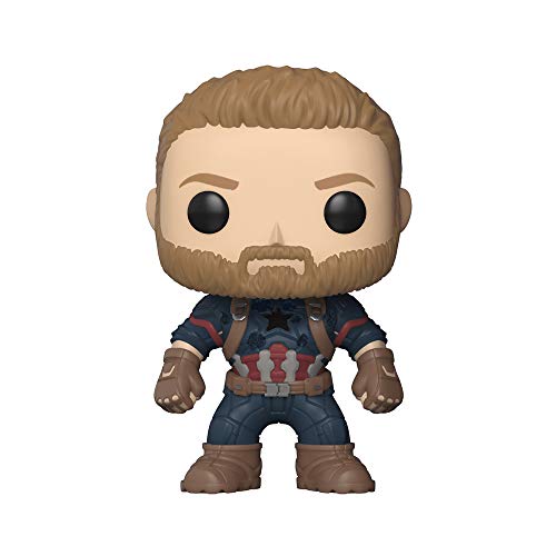 Funko Pop- Pop Marvel: Avengers: Infinity War-Captain America Figura De Vinilo, Multicolor, Talla Única (26466)