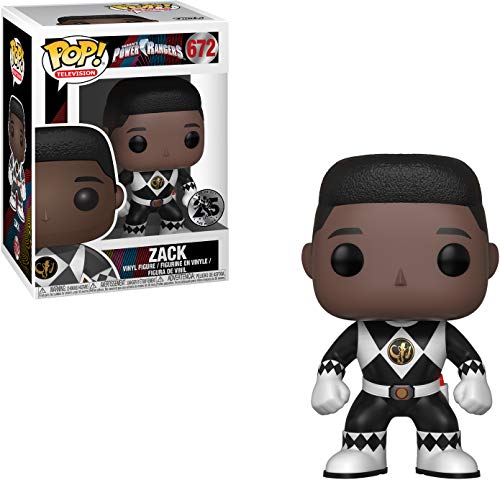 Funko Pop Power Rangers Figura de Vinilo Zack sin Casco, Multicolor (32808), Standard Funko Pop Power Rangers Figura de Vinilo Zack sin Casco, Multicolor (32808), Standard