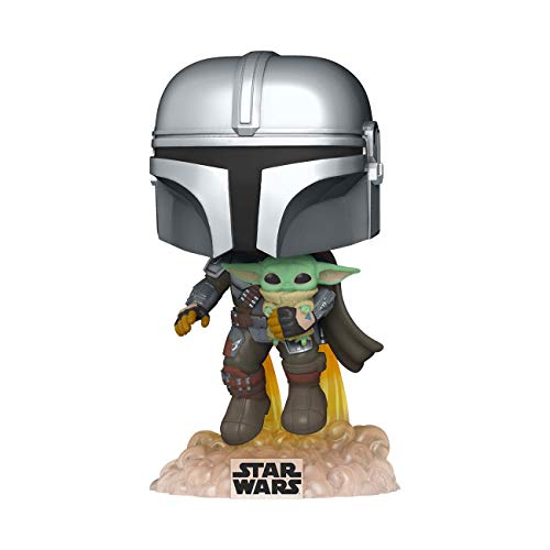 Funko- Pop Star Wars: The Mandalorian-Mando Flying w/Jet Pack Figura Coleccionable, Multicolor (50959) Funko- Pop Star Wars: The Mandalorian-Mando Flying w/Jet Pack Figura Coleccionable, Multicolor (50959)