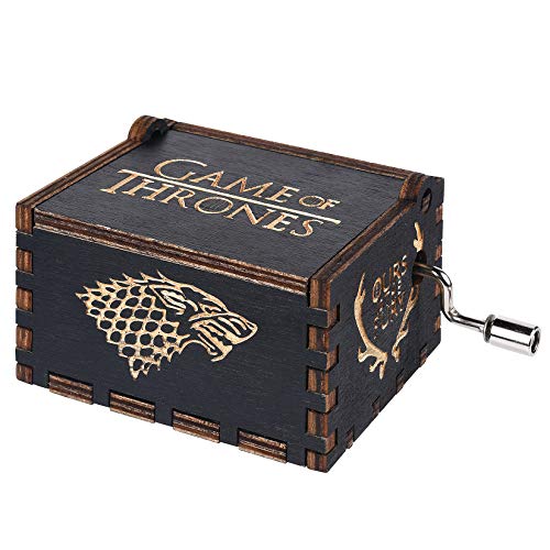 Funmo - Premier - Caja de música, con el Grabado Game of Thrones en Madera, Caja Decorativa Funmo - Premier - Caja de música, con el Grabado Game of Thrones en Madera, Caja Decorativa