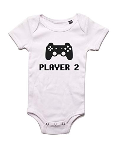 FUNNY CUP Camiseta y Body Diseño Player 1 y Player 2. Elegir Talla de Camiseta y Body. Precio por Separado en Cada Producto. (0-3 Meses) FUNNY CUP Camiseta y Body Diseño Player 1 y Player 2. Elegir Talla de Camiseta y Body. Precio por Separado en Cada Producto. (0-3 Meses)