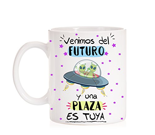 FUNNY CUP Taza Opositor Venimos del Futuro y una Plaza es Tuya Taza Regalo para opositor u opositora Ideal para motivación para exámenes. FUNNY CUP Taza Opositor Venimos del Futuro y una Plaza es Tuya Taza Regalo para opositor u opositora Ideal para motivación para exámenes.