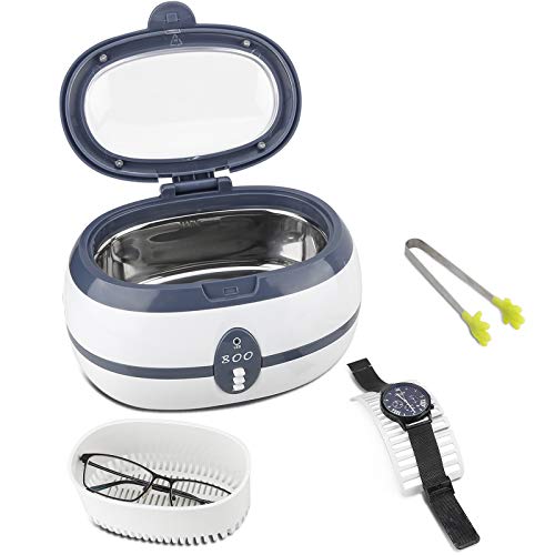 Furado Limpiador Ultrasónico, 600 ml Máquina Limpiadora Ultrasónica de para Joyería, Láquina Limpiadora de Acero Inoxidable para Joyería, Colgante, Gafas, Reloj, Monedas de Metal, Dentadura Furado Limpiador Ultrasónico, 600 ml Máquina Limpiadora Ultrasónica de para Joyería, Láquina Limpiadora de Acero Inoxidable para Joyería, Colgante, Gafas, Reloj, Monedas de Metal, Dentadura