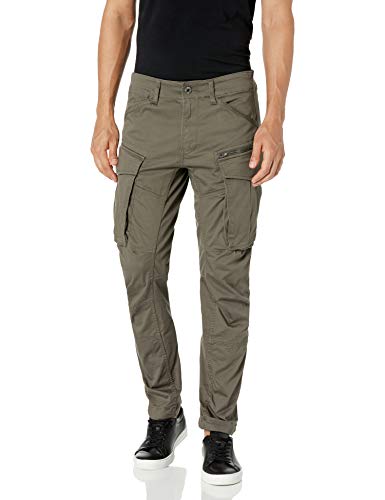 G-STAR RAW Rovic Zip 3D Tapered Pantalon, Gris (gs grey 5126-1260), 42W / 32L para Hombre