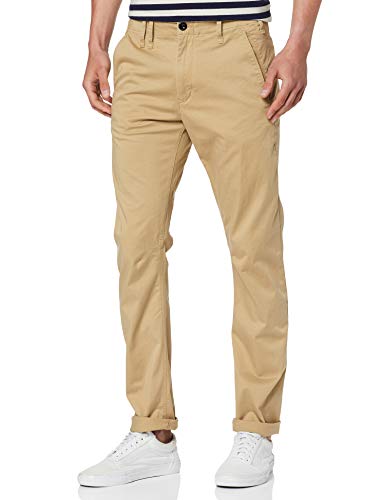 G-STAR RAW Vetar Slim Chino Pantalones, Beige (Sahara 5126-436), W32/L34 (Talla del Fabricante: 32W/ 34L) para Hombre