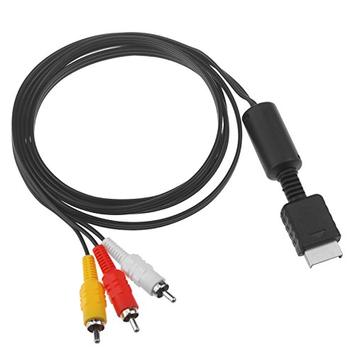 Gam3Gear 1.8M compuesta AV cable de cobre de cable video audio para PS3 PS2 PSone