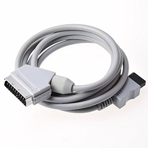 Gam3Gear real RGB Scart Cable cuerda del plomo para Nintendo Wii PAL