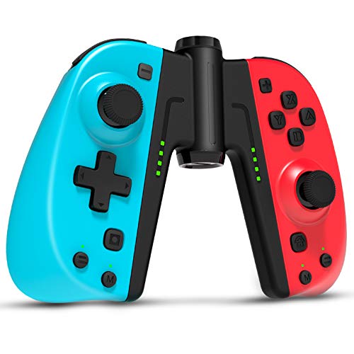 Gamory Mando para Nintendo Switch, Bluetooth Inalámbrico Gamepad Joystick Mandos para Nintendo Switch Joycon Consola Controlador de Reemplazo Izquierdo Y Derecho para Joy Con