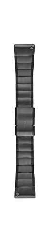 Garmin 010-12741-01 Quickfit 26 - Correa para reloj (titanio, DLC carbono), color gris