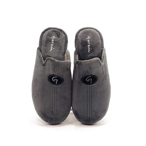 GARZON - Zapatilla CASA 6101-GRS para: Hombre Color: Gris Talla: 46 GARZON - Zapatilla CASA 6101-GRS para: Hombre Color: Gris Talla: 46