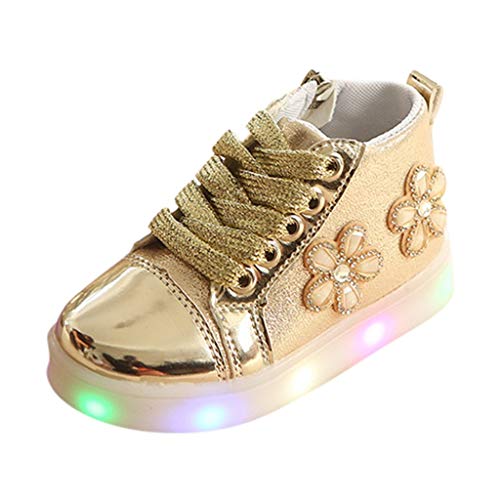 Geilisungren LED con Luces Zapatillas de Deporte Luz Brillante Zapatos para niños Parpadeante Niños Niños Chicas Navidad Regalo de Año Nuevo Botas para niños con Luces LED Zapatos Zapatilla
