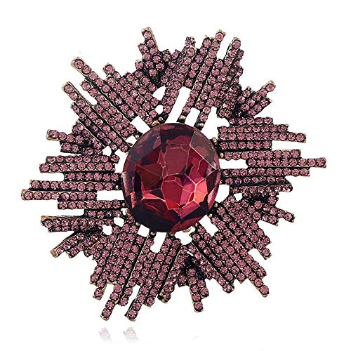 generic_ Pin Abstracto Creativo Despiece Broche De Diamantes Completo-Oro Antiguo-Púrpuraaccesorios generic_ Pin Abstracto Creativo Despiece Broche De Diamantes Completo-Oro Antiguo-Púrpuraaccesorios