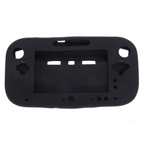 Générique Funda integral de goma de silicona para Nintendo Wii U, color negro