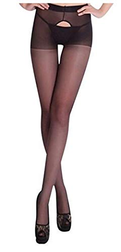 Générique Medias sexy negro abierto en la entrepierna delante de y detrá, talla S Générique Medias sexy negro abierto en la entrepierna delante de y detrá, talla S