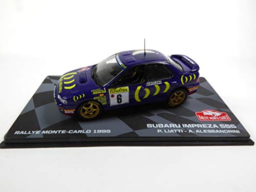 Générique Subaru Impreza 555 Rally Monte Carlo 1985 Liatti 1/43 Ixo (BR11)